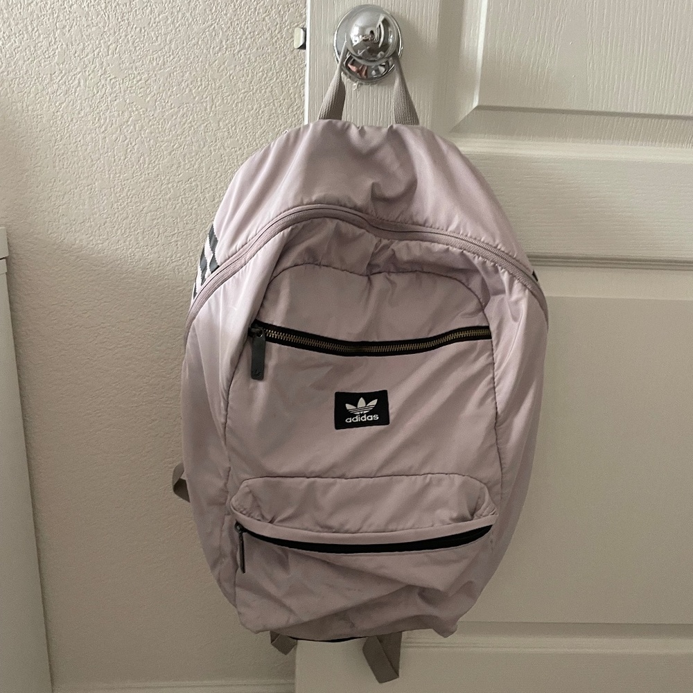Adidas: Purple Backpack